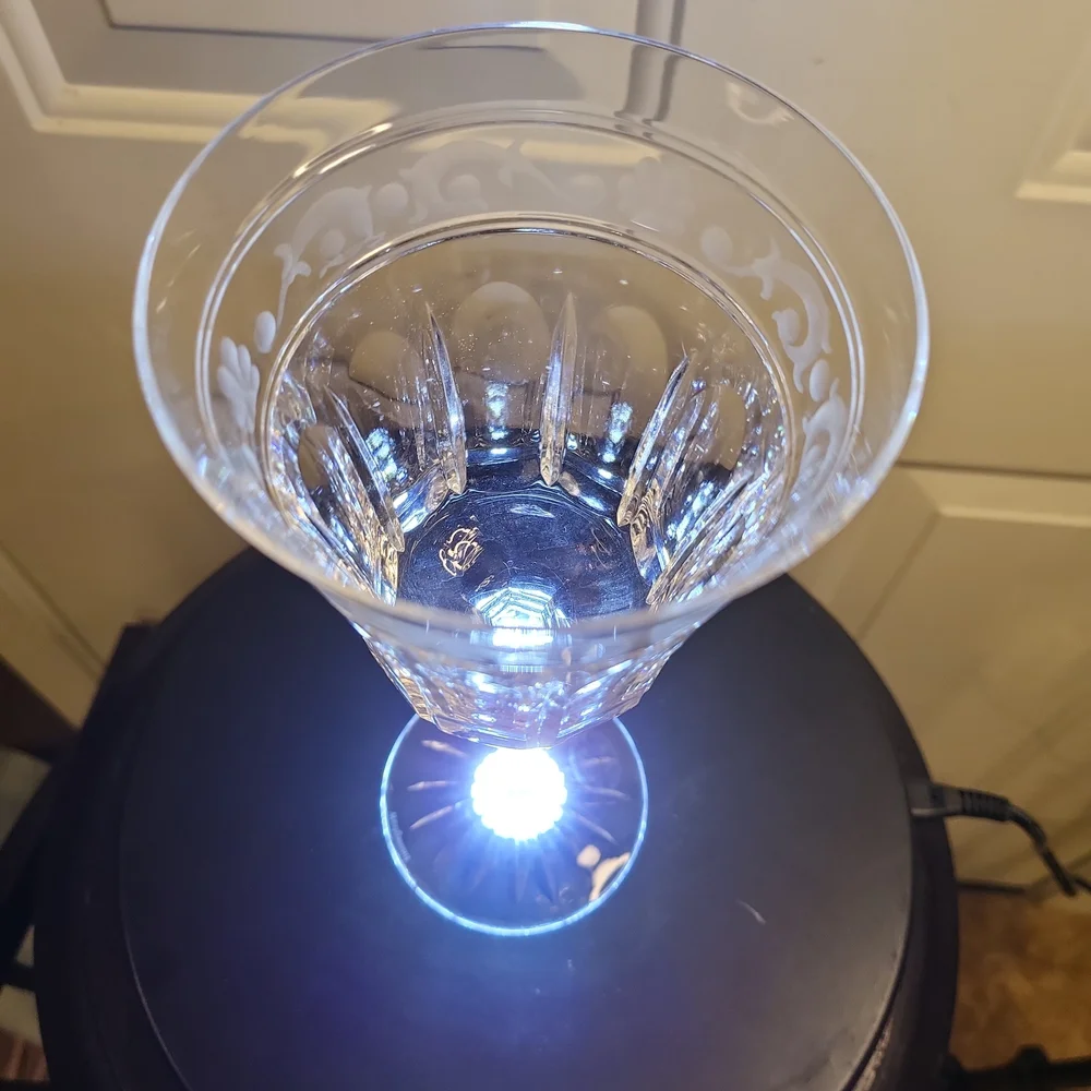 Wedgwood Monarch Crystal Water Goblet 8 7/8